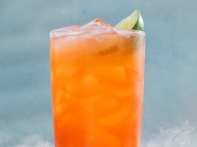 Fresh strawberries, passion fruit puree, cane sugar and lime.