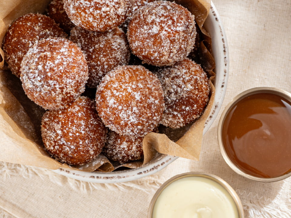 Pumpkin spiced donuts