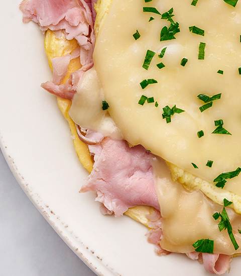 Ham and Gruyere Omelet