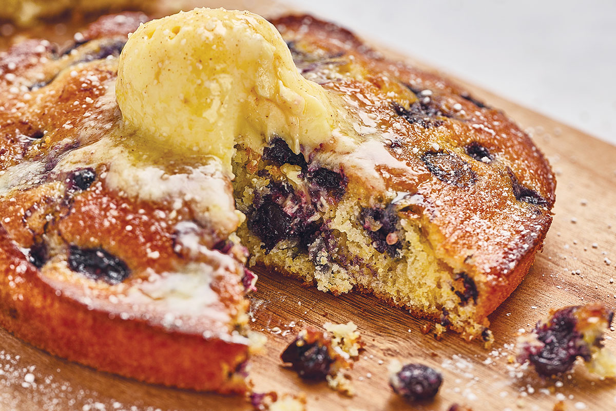 Blueberry Lemon Cornbread