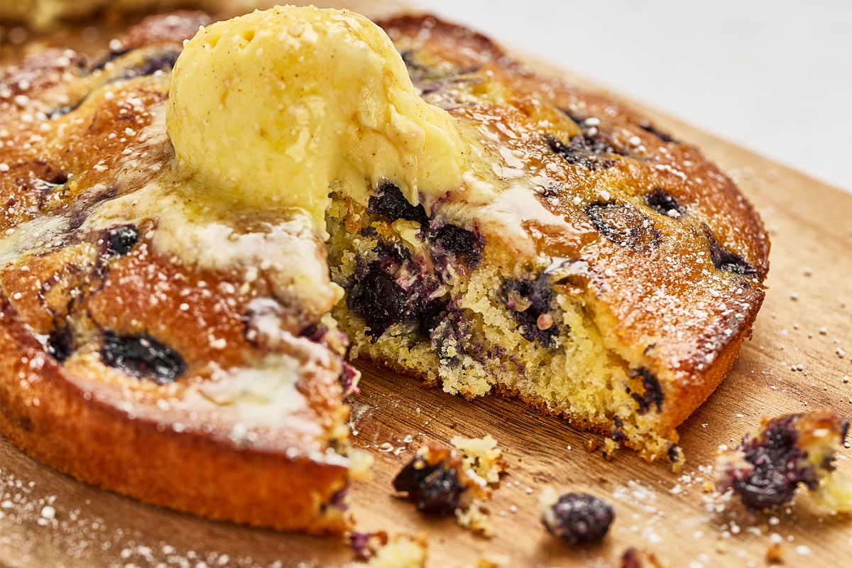 Blueberry Lemon Cornbread