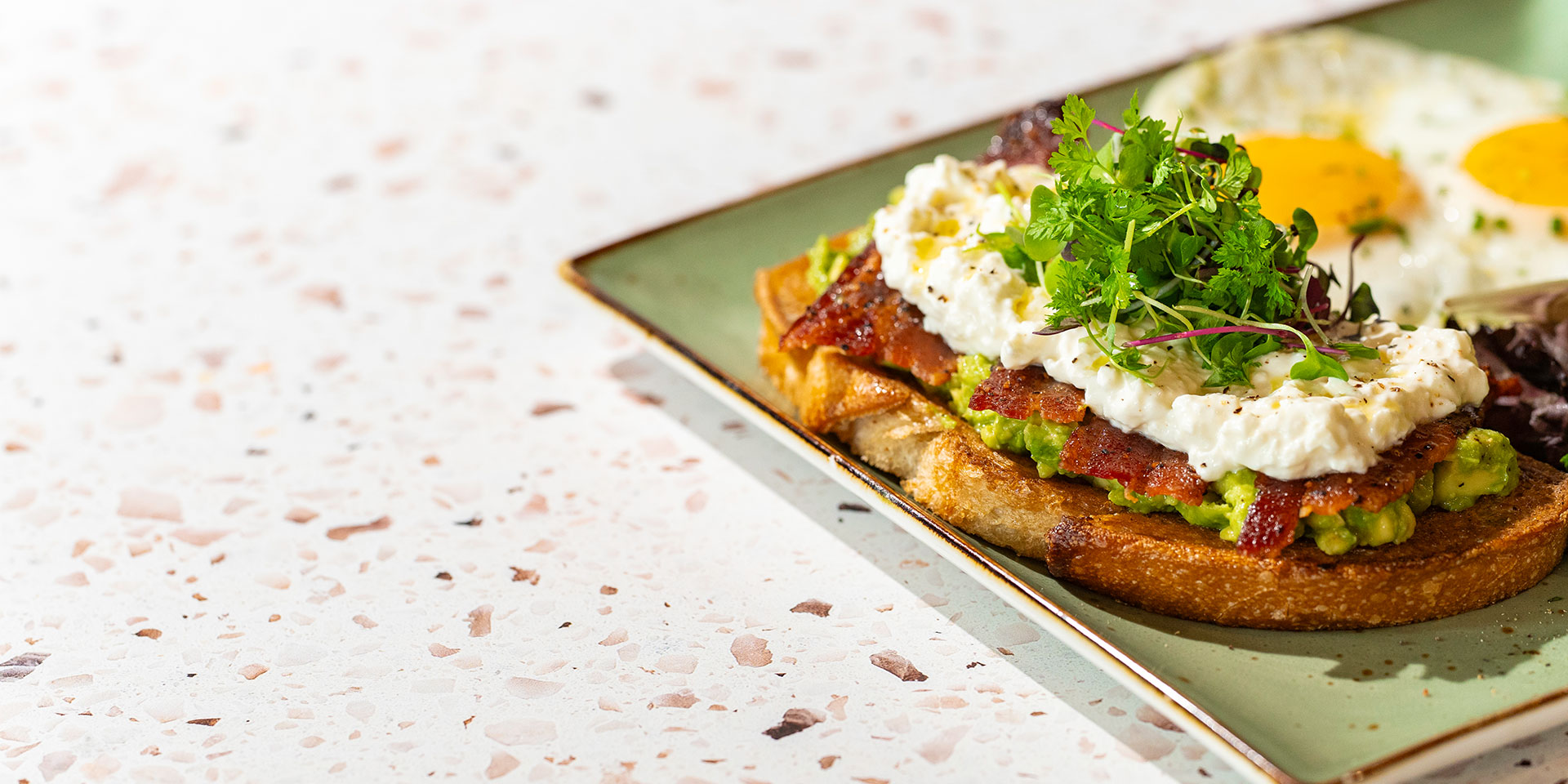 Bacon Burrata Toast at First Watch