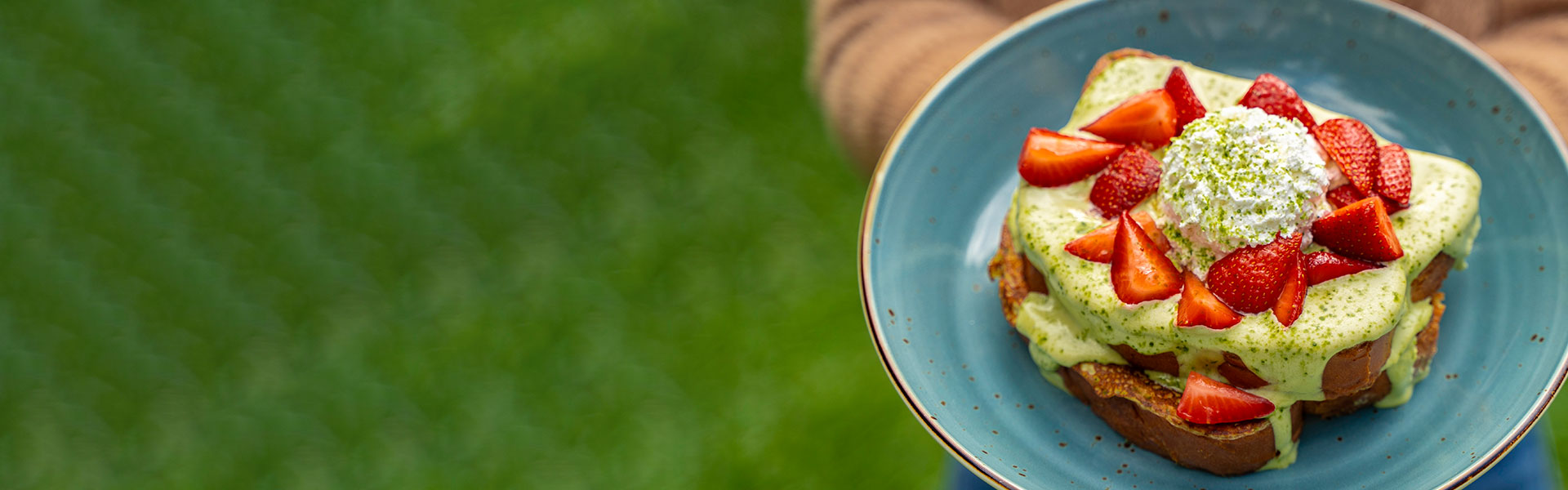 Strawberry Matcha French Toast