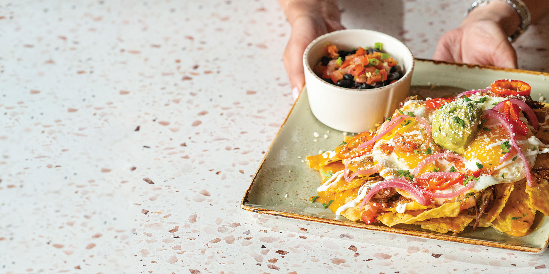 seasonal breakfast nachos