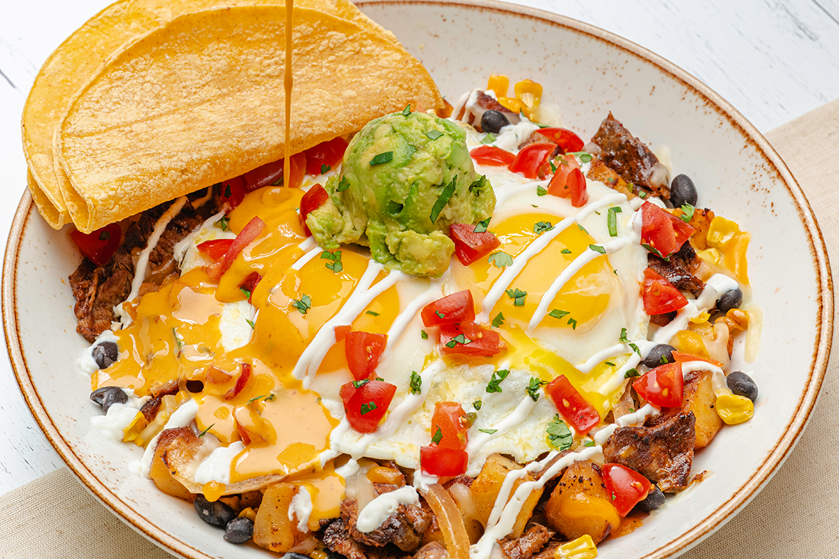 Chipotle Steak and Queso Hash
