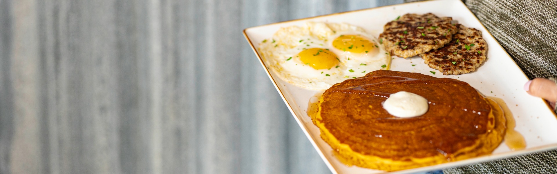 pumpkin pancake breakfast
