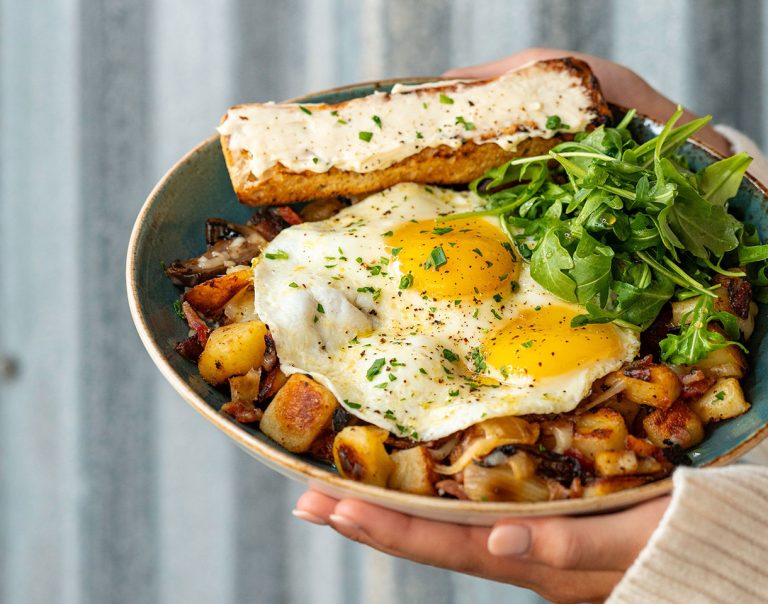 Truffle Bacon & Brie Hash