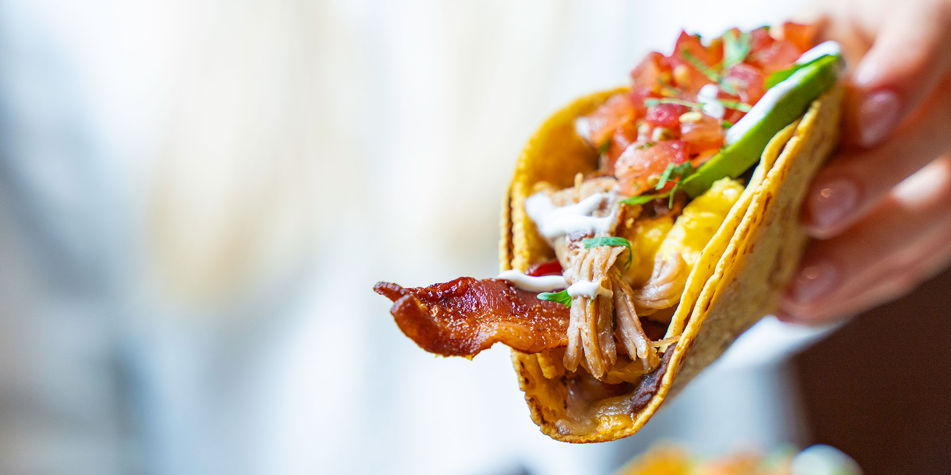 Double Crunch Breakfast Tacos